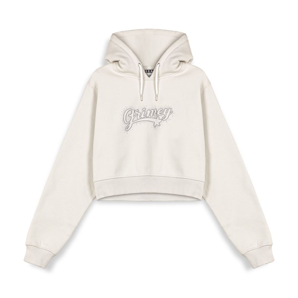 SUDADERA CAPUCHA GRIMEY MADRID HEAVYWEIGHT THE CONNOISSEUR GIRL CROP - BICOLOR | FW23