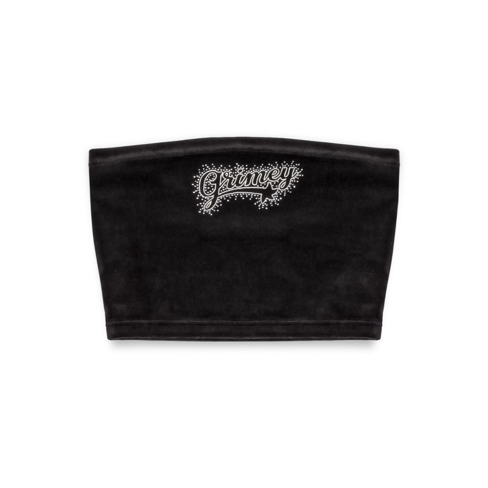 TOP GRIMEY MADRID VELVET GIRL - BLACK | FW23