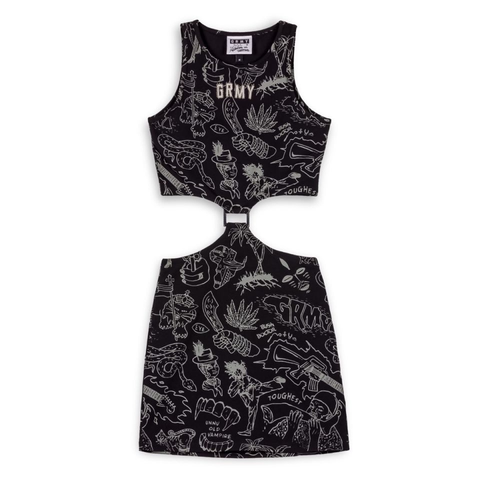 VESTIDO GRIMEY THE TOUGHEST - BLACK | Spring 23