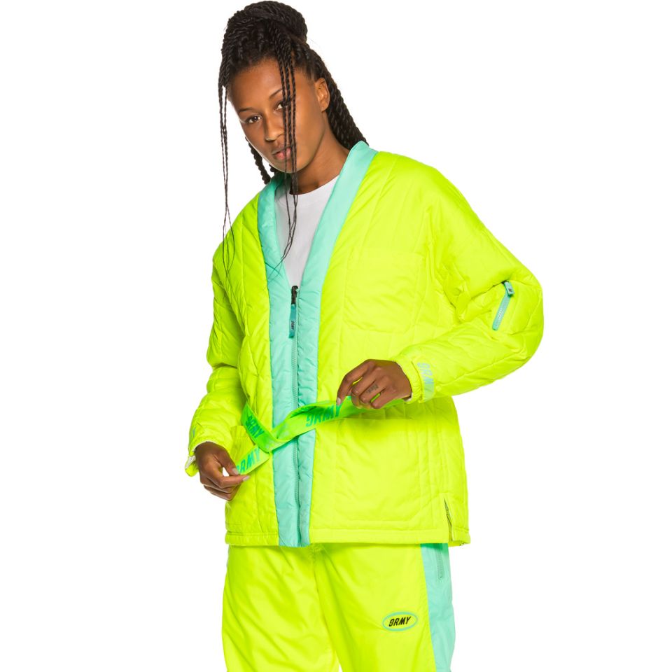 Kimono Chica Grimey Mysterious Vibes FW19 Fluor Yellow