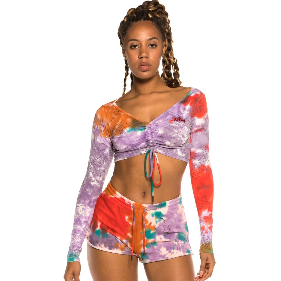 Camiseta corta de Chica Grimey Liveution LS - Tie Dye | Spring 21