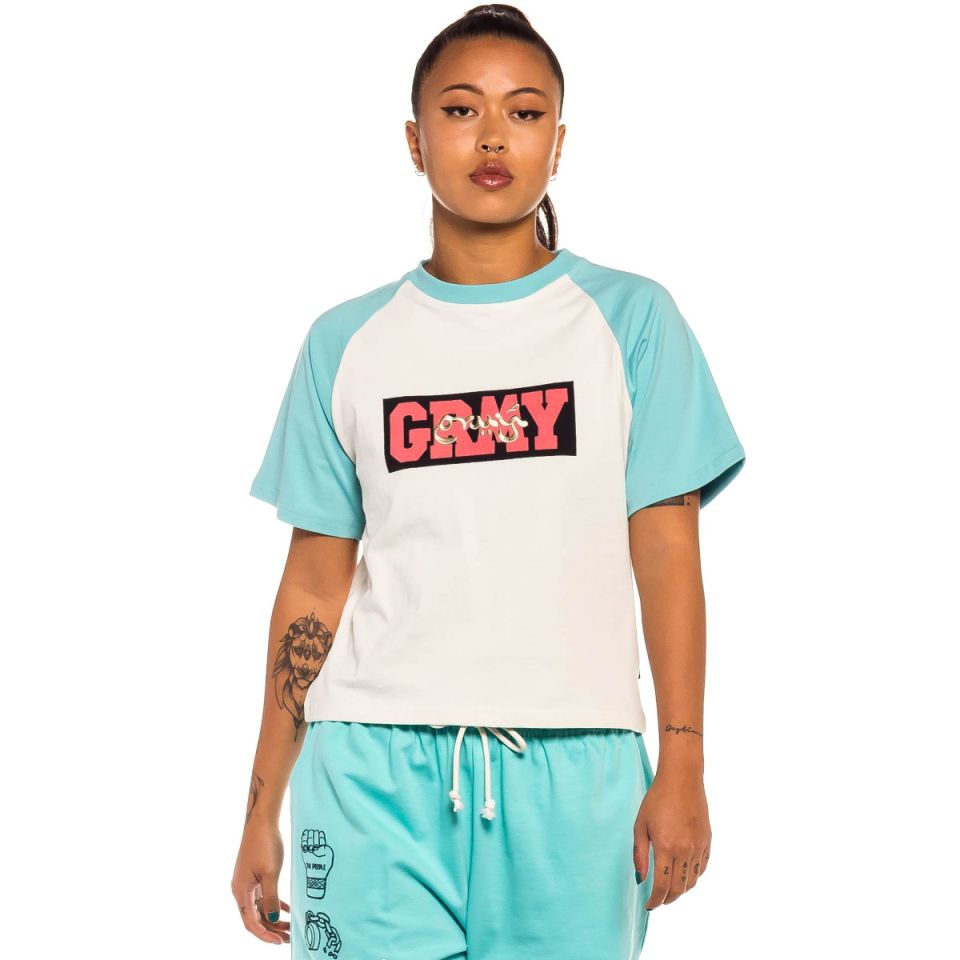 Camiseta Raglan de Chica Grimey "Day Dreamer" - Blue| Spring 22