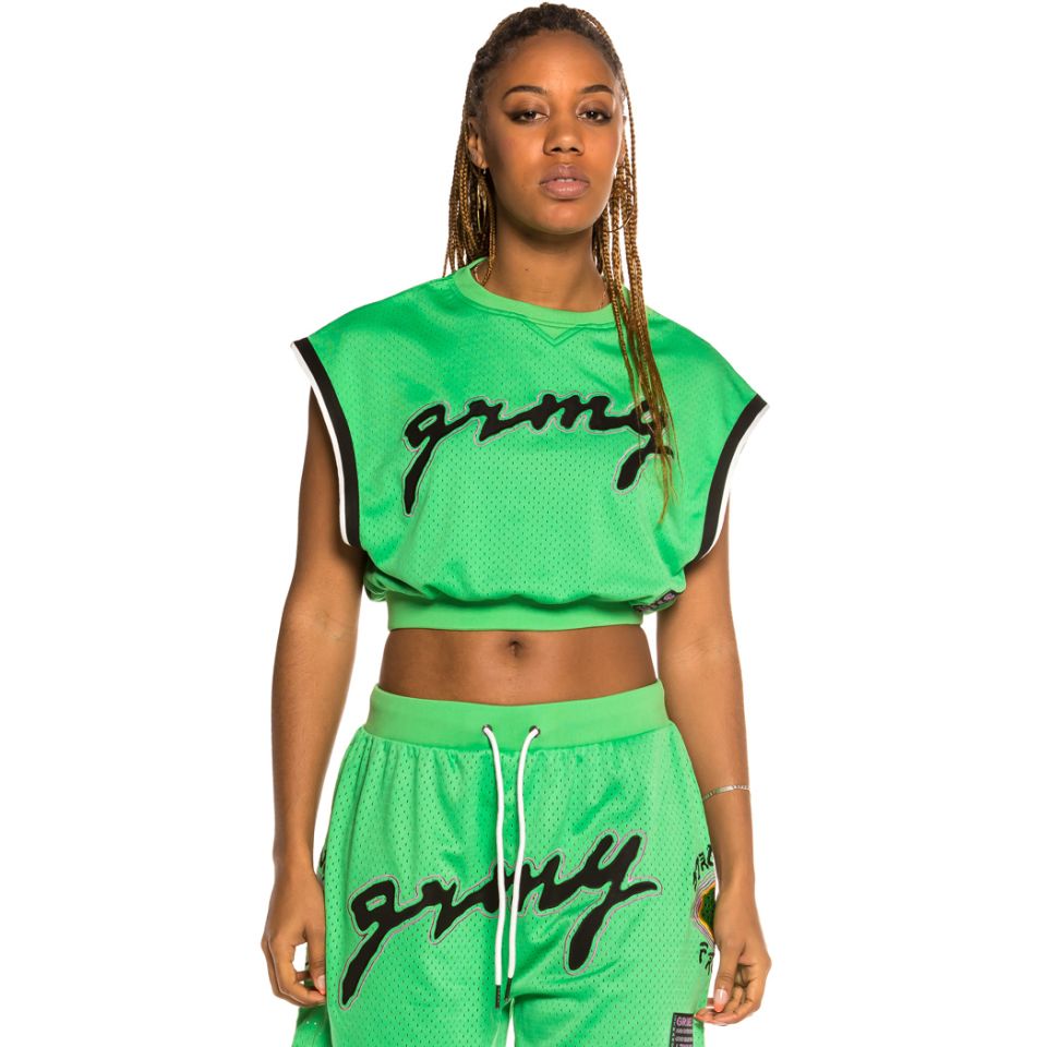 Top de Chica Grimey Strange Fruit Mesh - Green | Spring 21