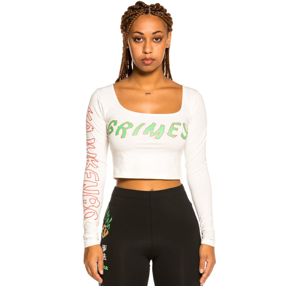 Camiseta corta de Chica "Destroy All Fear" LS - White | Fall 21