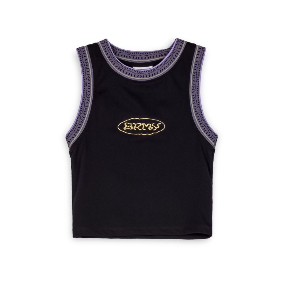 TOP GRIMEY UFOLLOW GIRL - BLACK | Spring 23