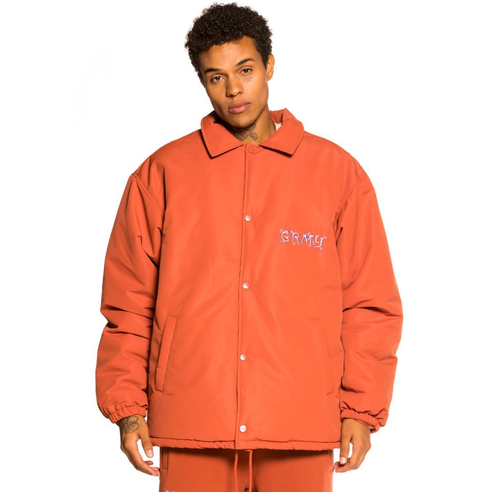 Grimey "Jazz Thing" Heavy Coach Jacket - Ochre | Fall 21