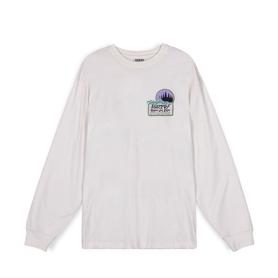 GRIMEY UFOLLOW LONG SLEEVE TEE - WHITE | Spring 23