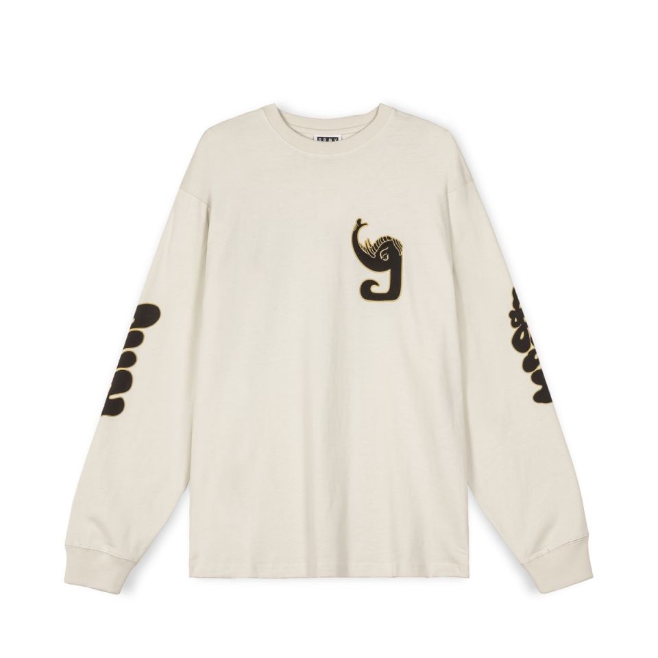 CAMISETA MANGA LARGA. GRIMEY TUSKER TEMPLE - WHITE | FW23