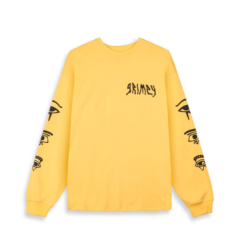 Camiseta Manga Larga Grimey Peace Within Yellow