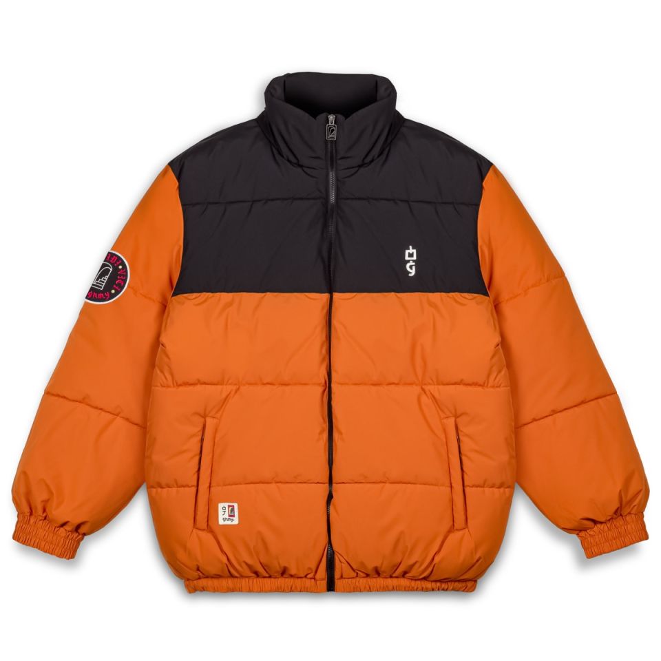 GRIMEY VITA DEORUM (GRMY X OJ) PUFFER JACKET - ORANGE | FW23