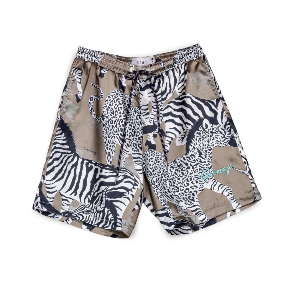 GRIMEY ANIMAL SATIN SHORT - COPPER  | Summer 23