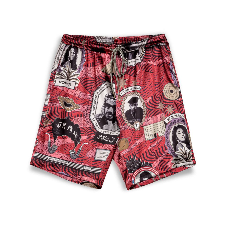 PANTALÓN CORTO GRIMEY SUPASTAR SATIN - RED | SS24