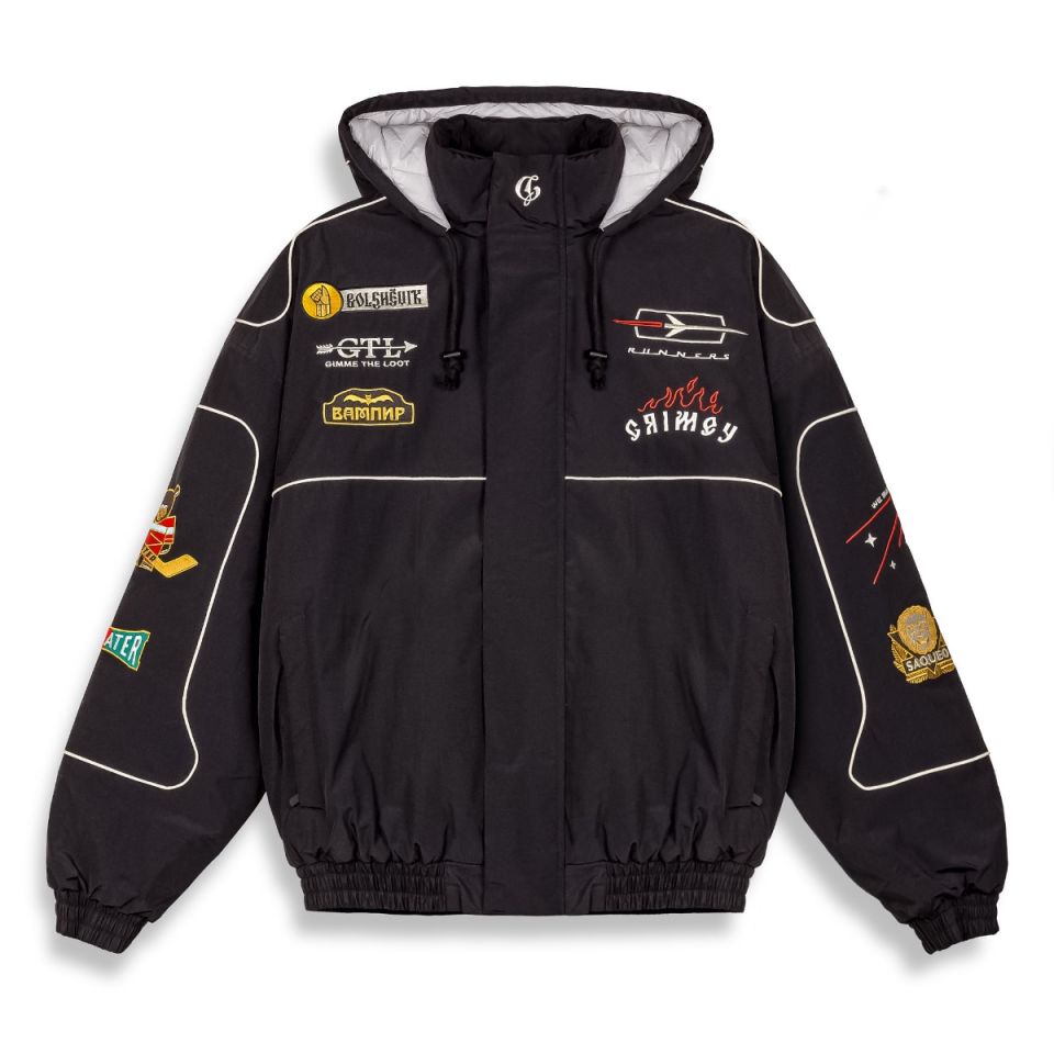 Grimey The Lower Depths Pullover Jacket Black