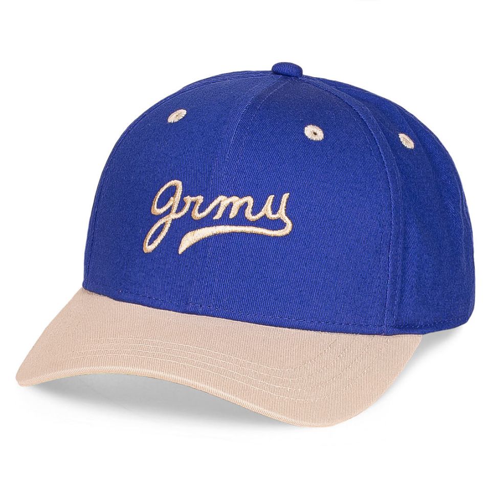 Grimey "HIVE " Curved Visor Snapback Cap - Blue | Fall 22