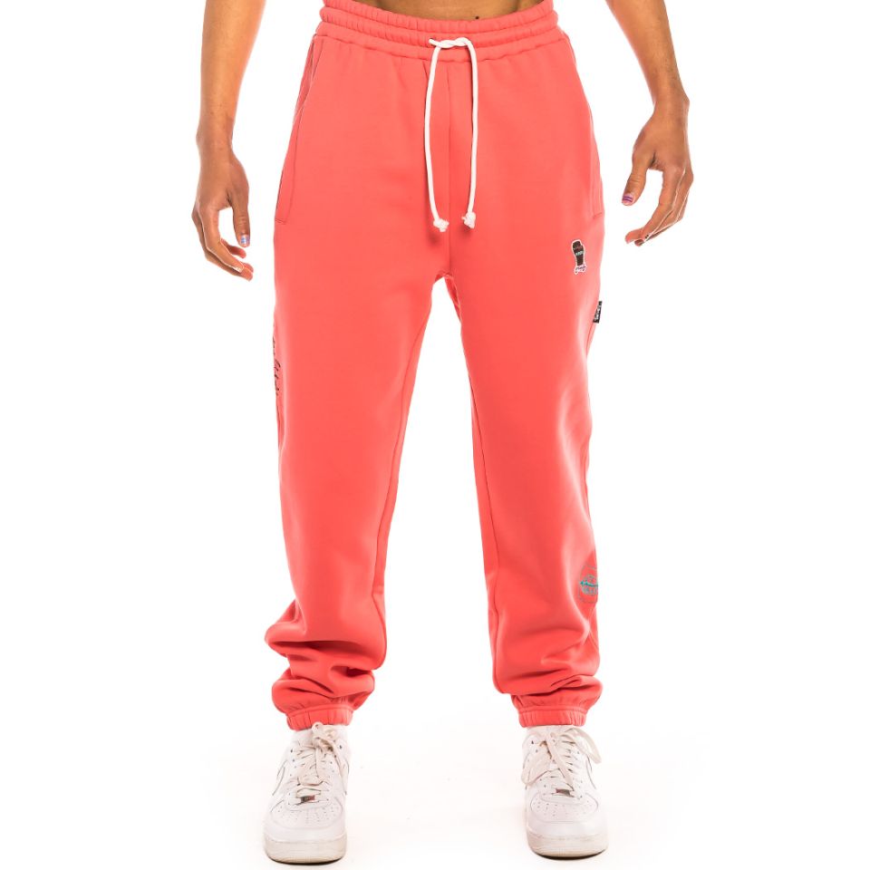 Grimey "Day Dreamer" Sweatpants - Coral | Spring 22