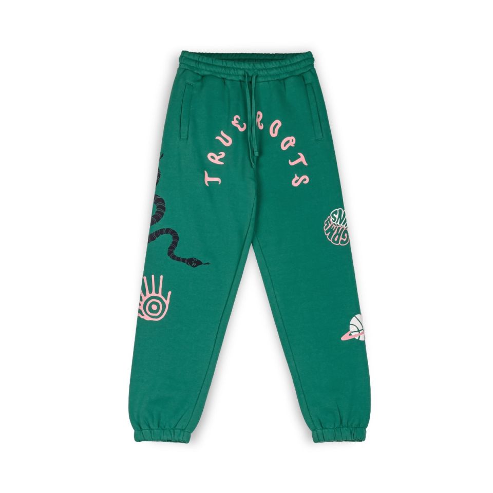 Grimey "SNIPES X GRIMEY TRUE ROOTS" Sweatpants - Green | Fall 22