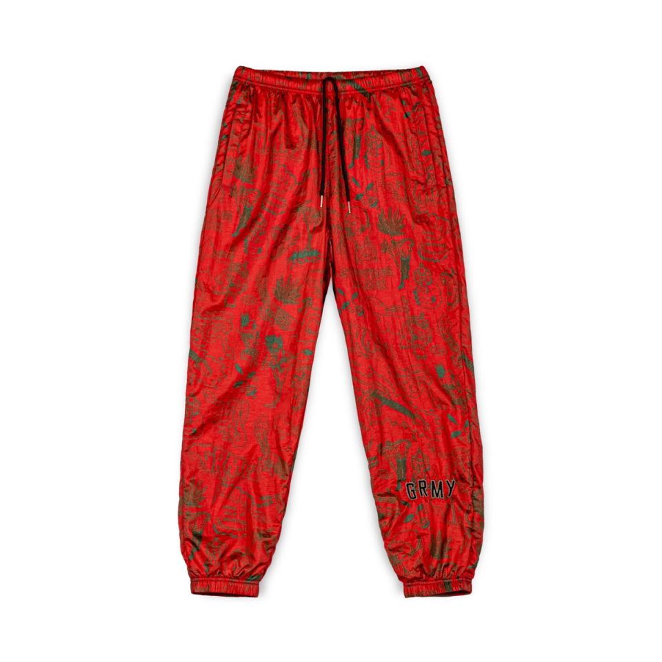 PANTALON CHANDAL GRIMEY THE TOUGHEST SATIN RED | Spring 23