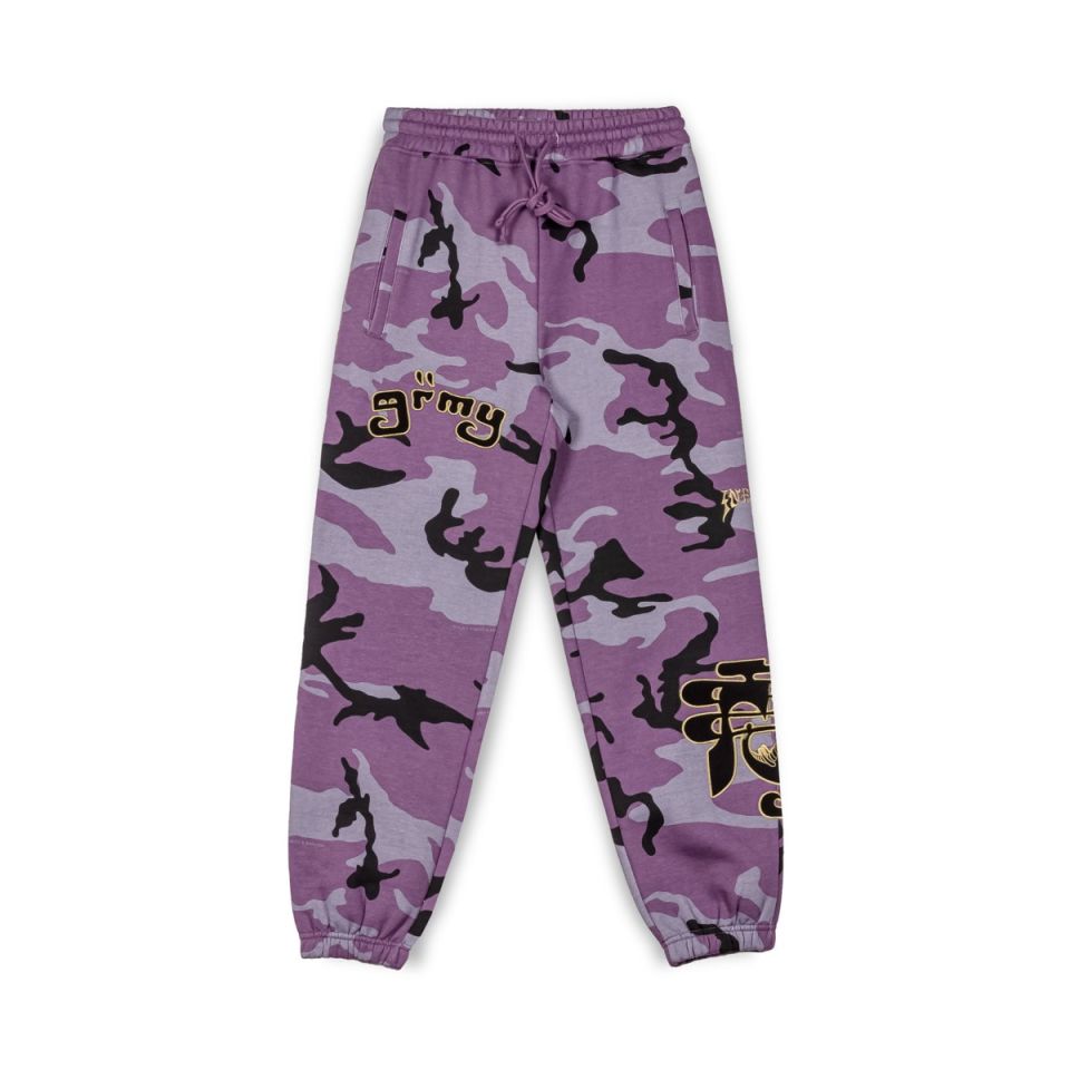 PANTALON CHANDAL GRIMEY ALL OVER PRINT TUSKER TEMPLE - PURPLE | FW23