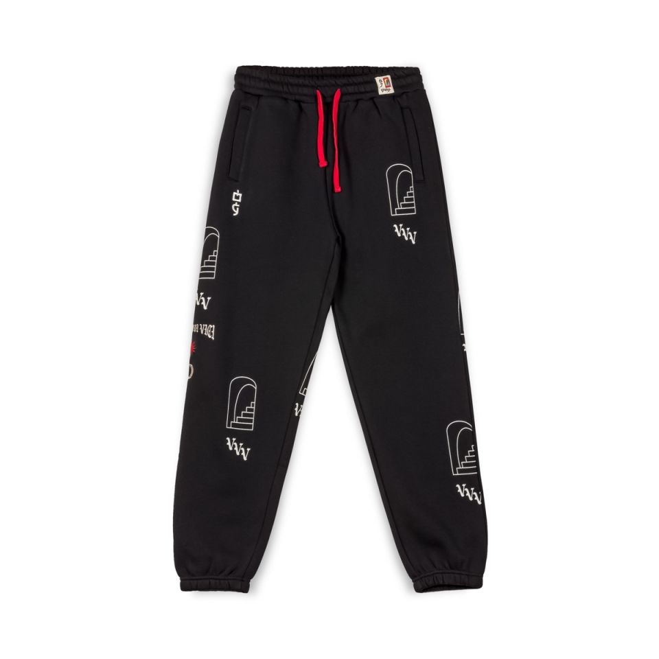 GRIMEY VITA DEORUM (GRMY X OJ) SWEATPANTS - BLACK | FW23