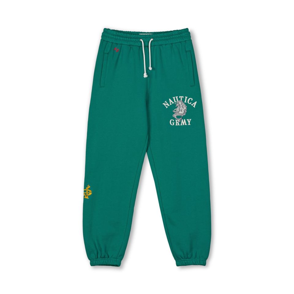 GRIMEY MIGHTY HARMONIST NAUTICA X GRMY SWEATPANTS - GREEN | SS24