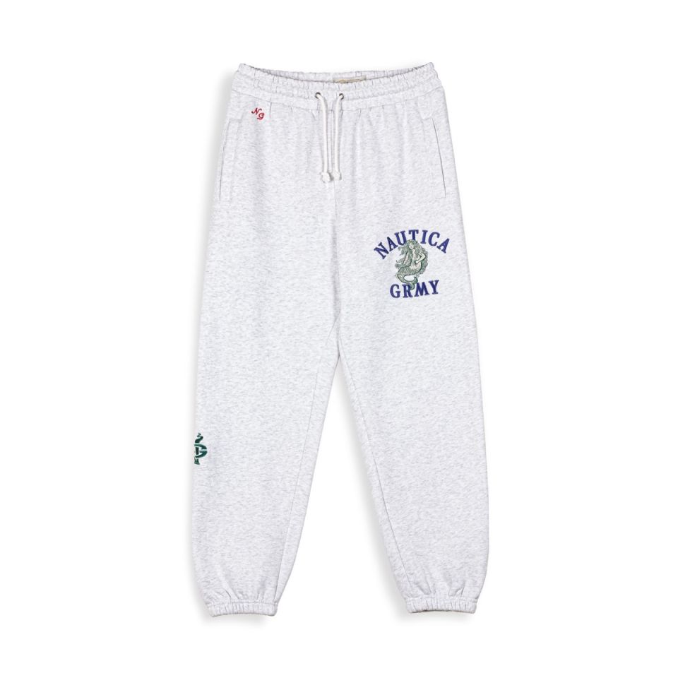 GRIMEY MIGHTY HARMONIST NAUTICA X GRMY SWEATPANTS - SPORT GREY | SS24