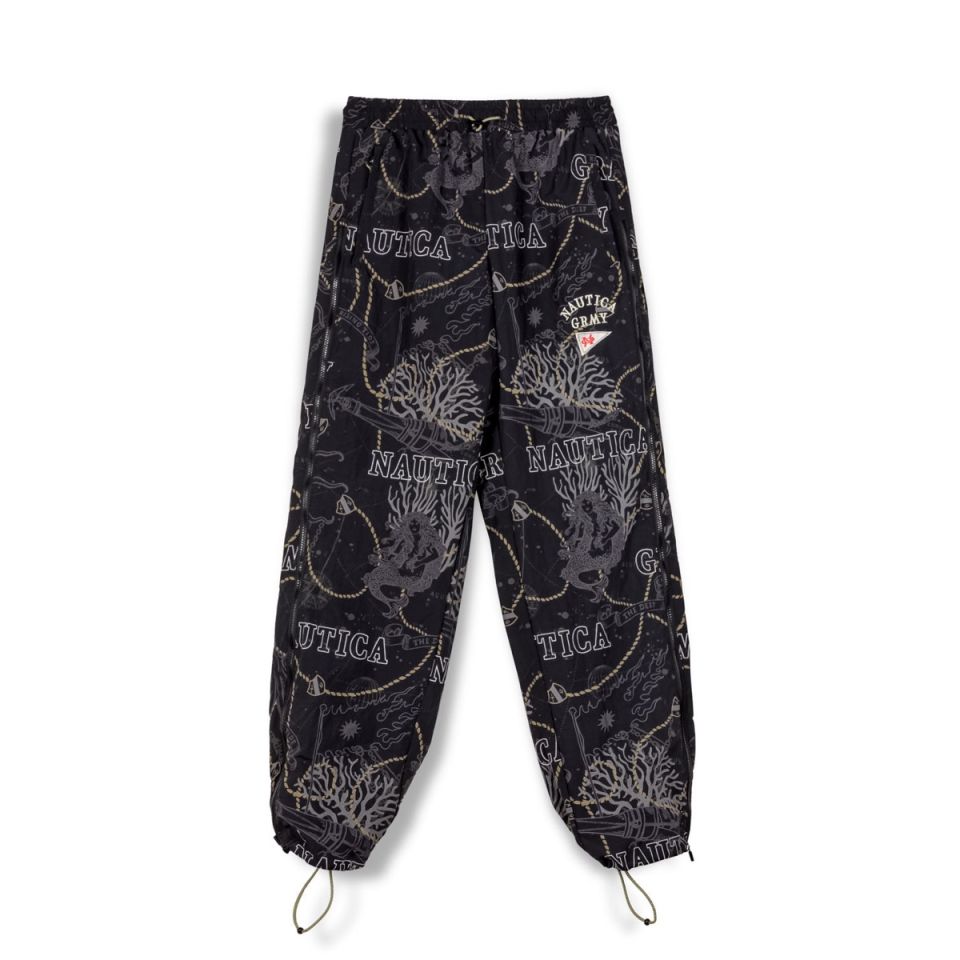 GRIMEY MIGHTY HARMONIST NAUTICA X GRMY TRACK PANTS - BLACK | SS24