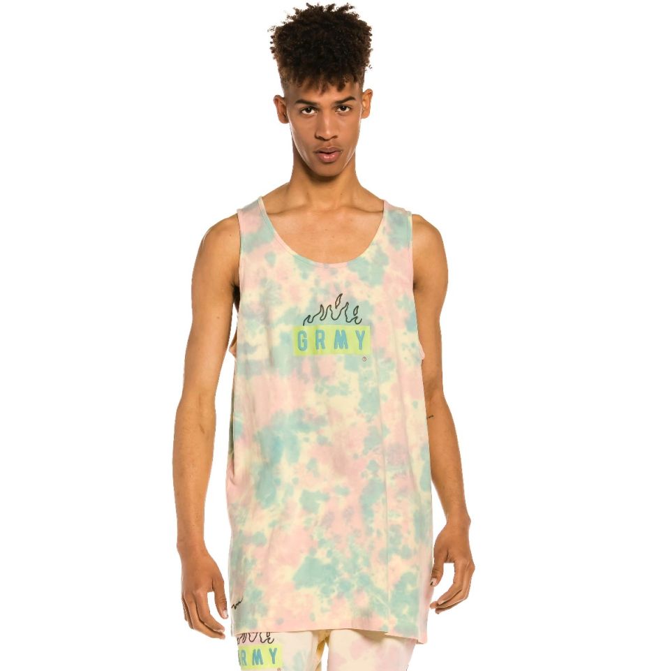 Camiseta de Tirantes Grimey "Trespass" - Tie & Dye | Summer 22