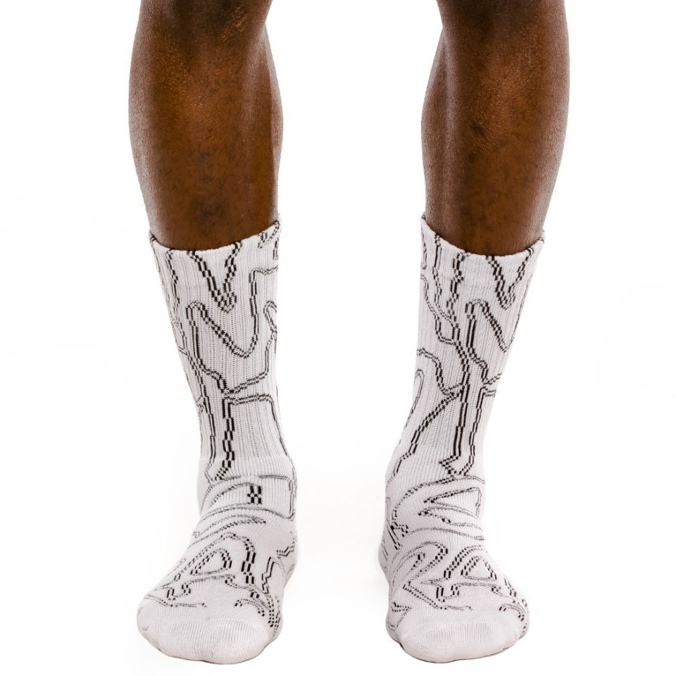 Calcetines Grimey "Strange Fruit" - White | Spring 21