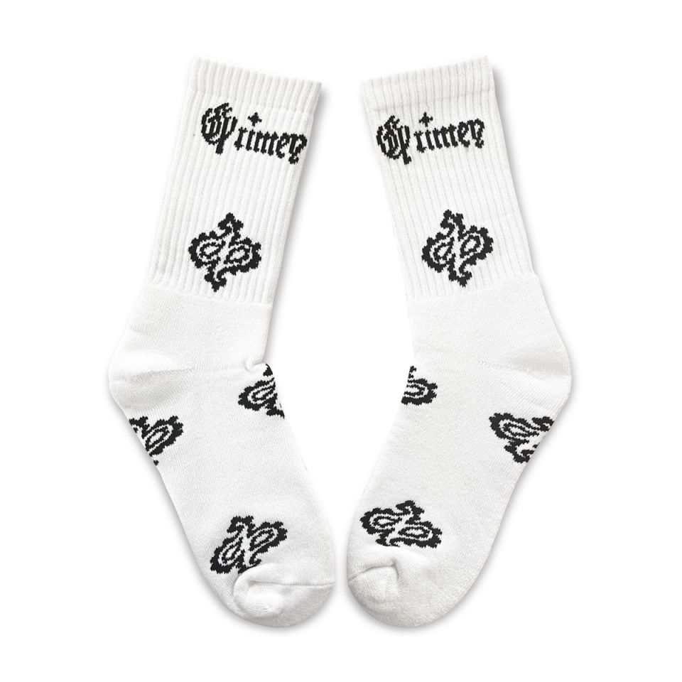 CALCETINES GRIMEY CAUSING PANIC LOS NITE - WHITE | SS24