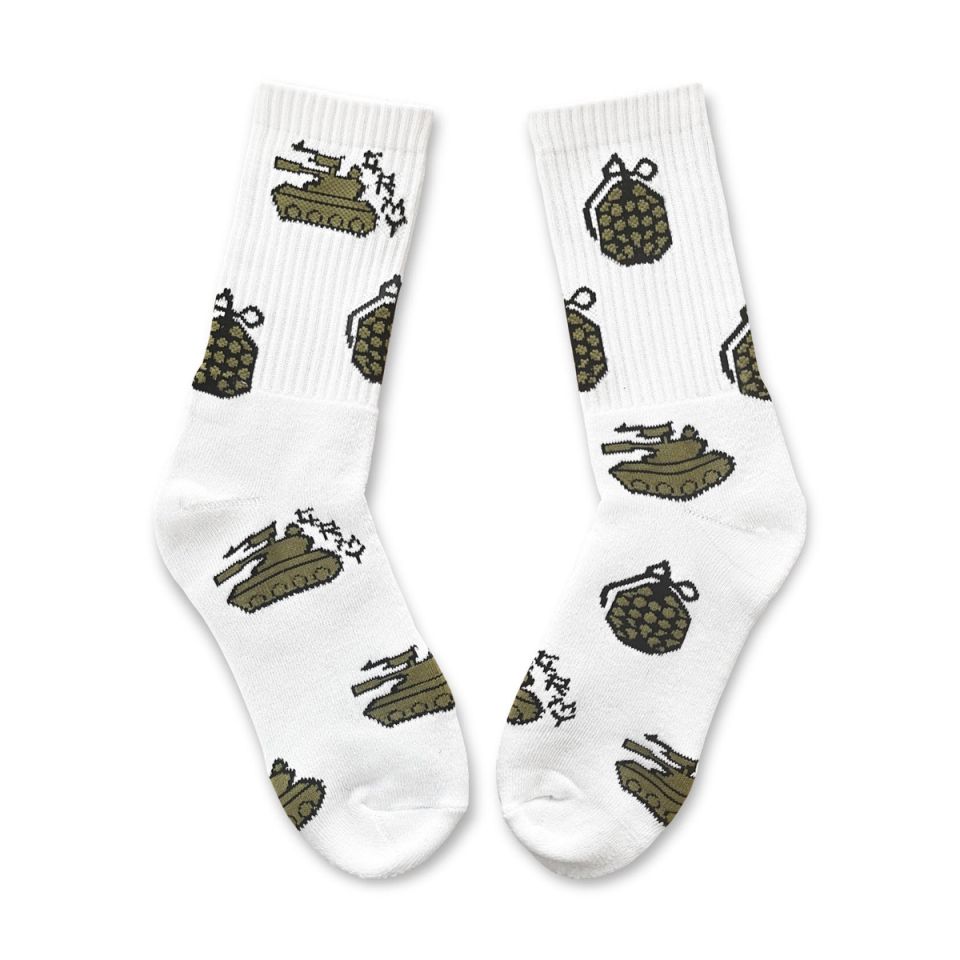 CALCETINES GRIMEY LUCKY DRAGON - WHITE | SS24