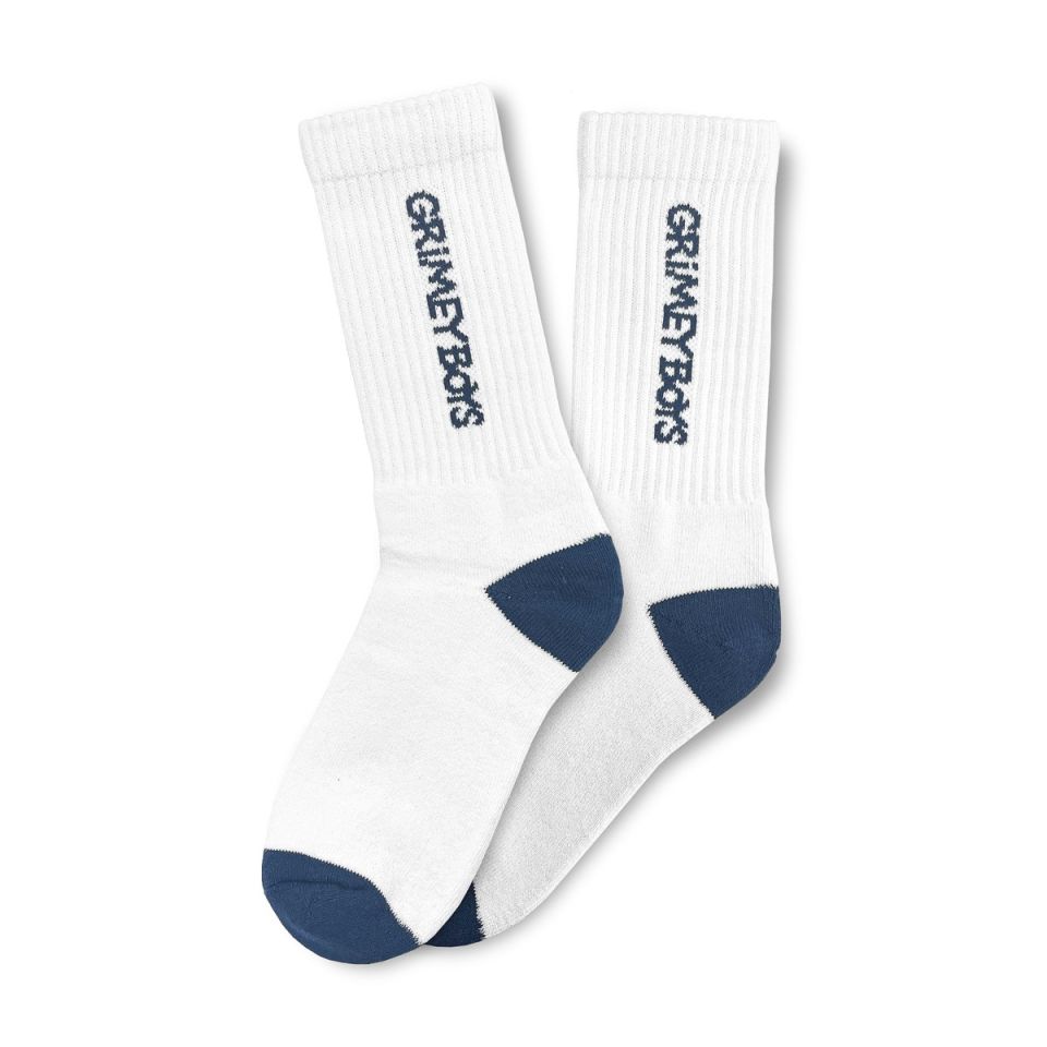 Grimey Grimey Boys Socks White