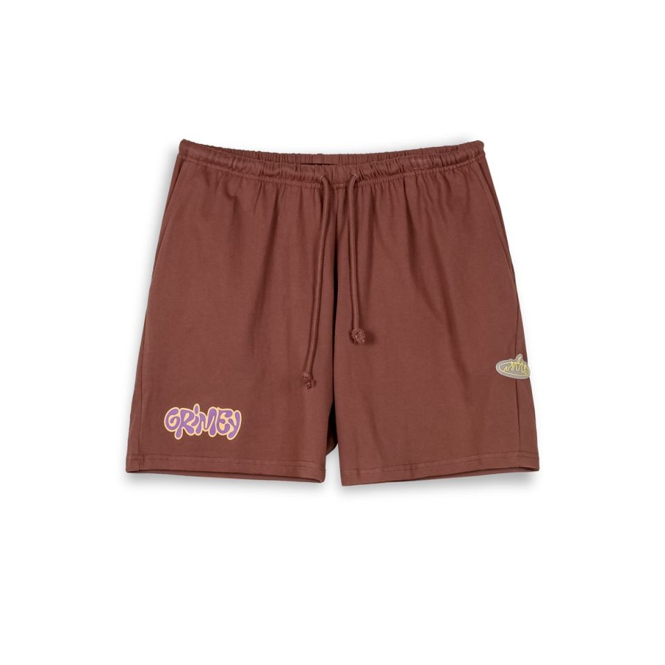 PANTALÓN CORTO GRIMEY BLOODSUCKER - BROWN | SS24