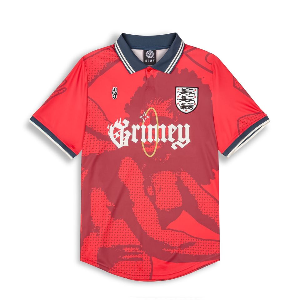 Grimey Saoirse Soccer Jersey Red