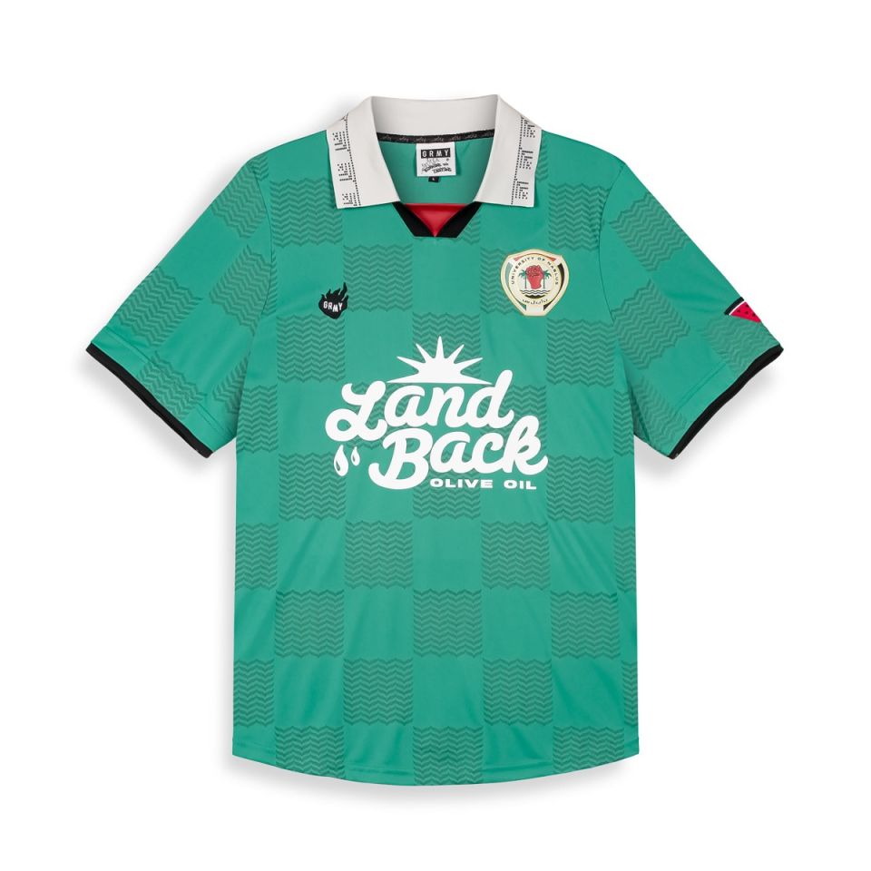 Camiseta de Fútbol Grimey Nablus Land Back Green