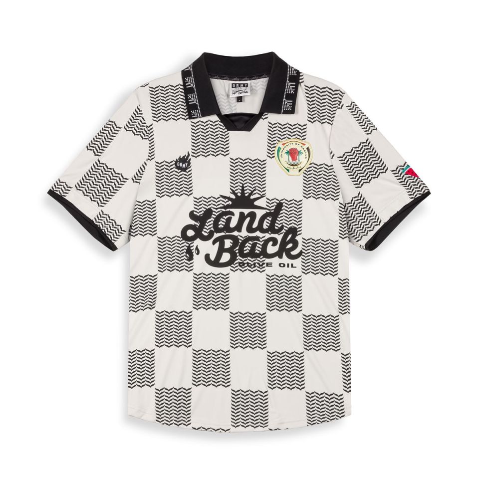 Camiseta de Fútbol Grimey Nablus Land Back Off White