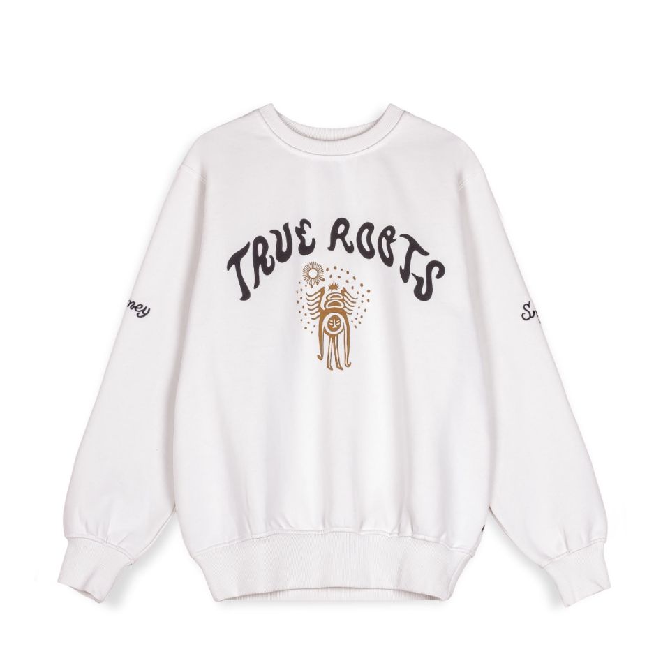 Sudadera Grimey "SNIPES X GRIMEY TRUE ROOTS" Crewneck - White | Fall 22