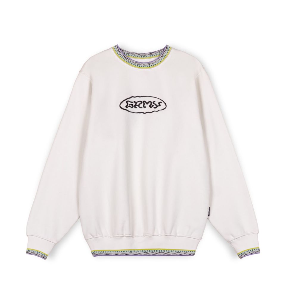 GRIMEY UFOLLOW VINTAGE CREWNECK - WHITE | Spring 23