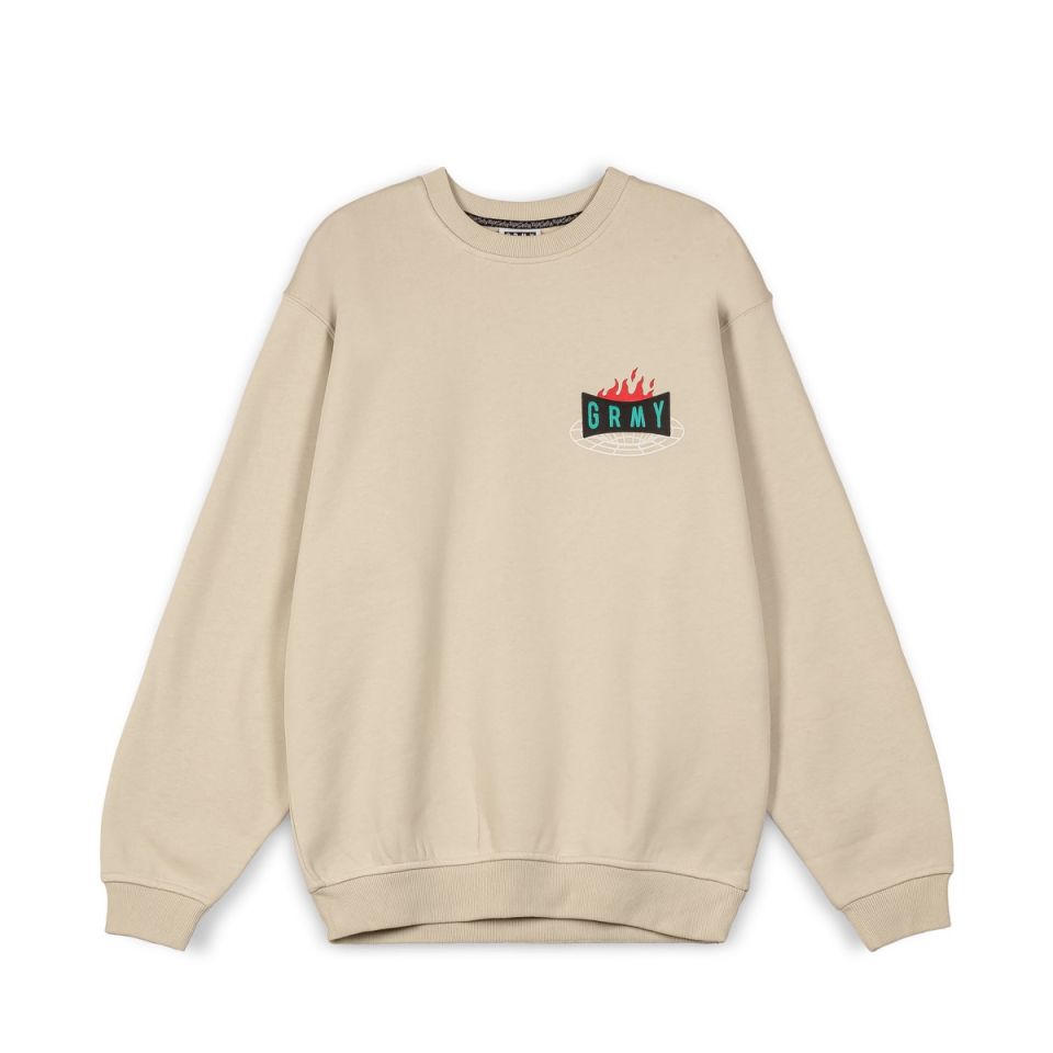 GRIMEY BACK AT YOU VINTAGE CREWNECK - CREAM | FW23