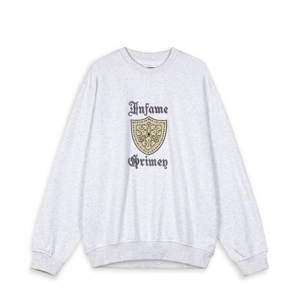 GRIMEY CAUSING PANIC VINTAGE CREWNECK - SPORT GREY | SS24