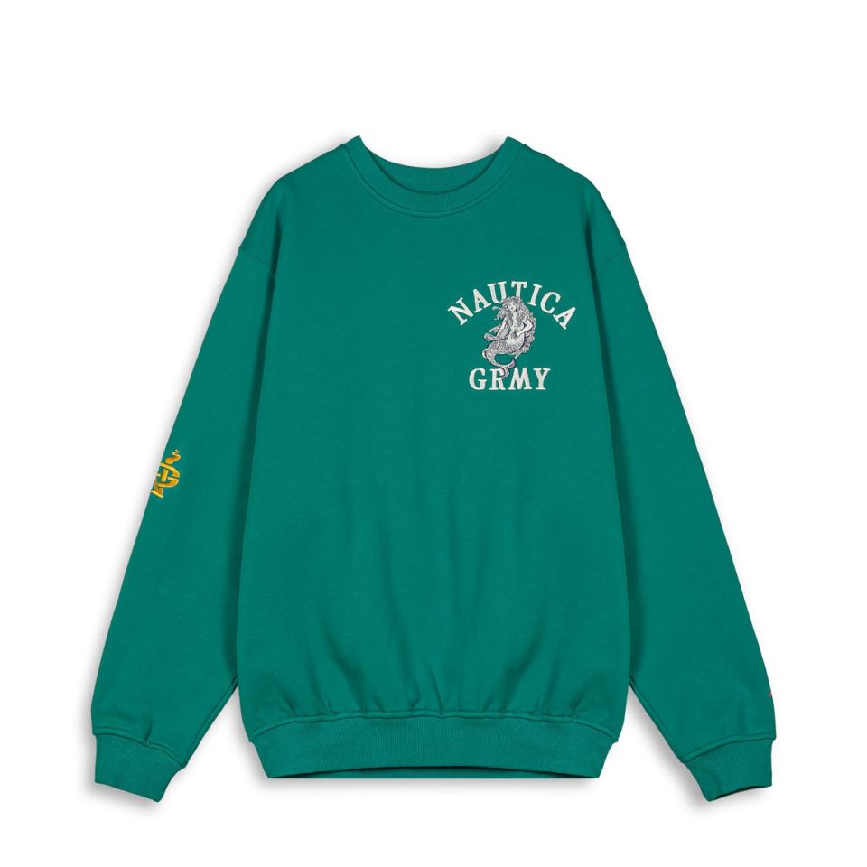 SUDADERA GRIMEY MIGHTY HARMONIST NAUTICA X GRMY - GREEN | SS24