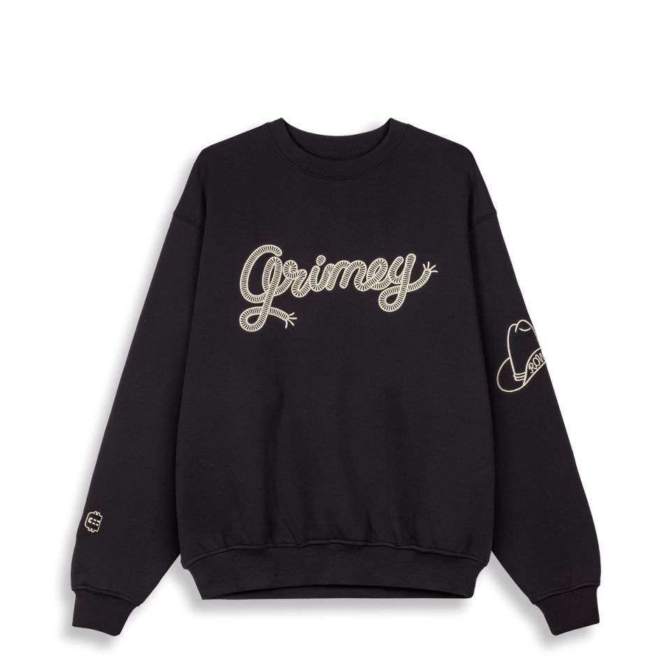 Sudadera Grimey Lone Hand Black