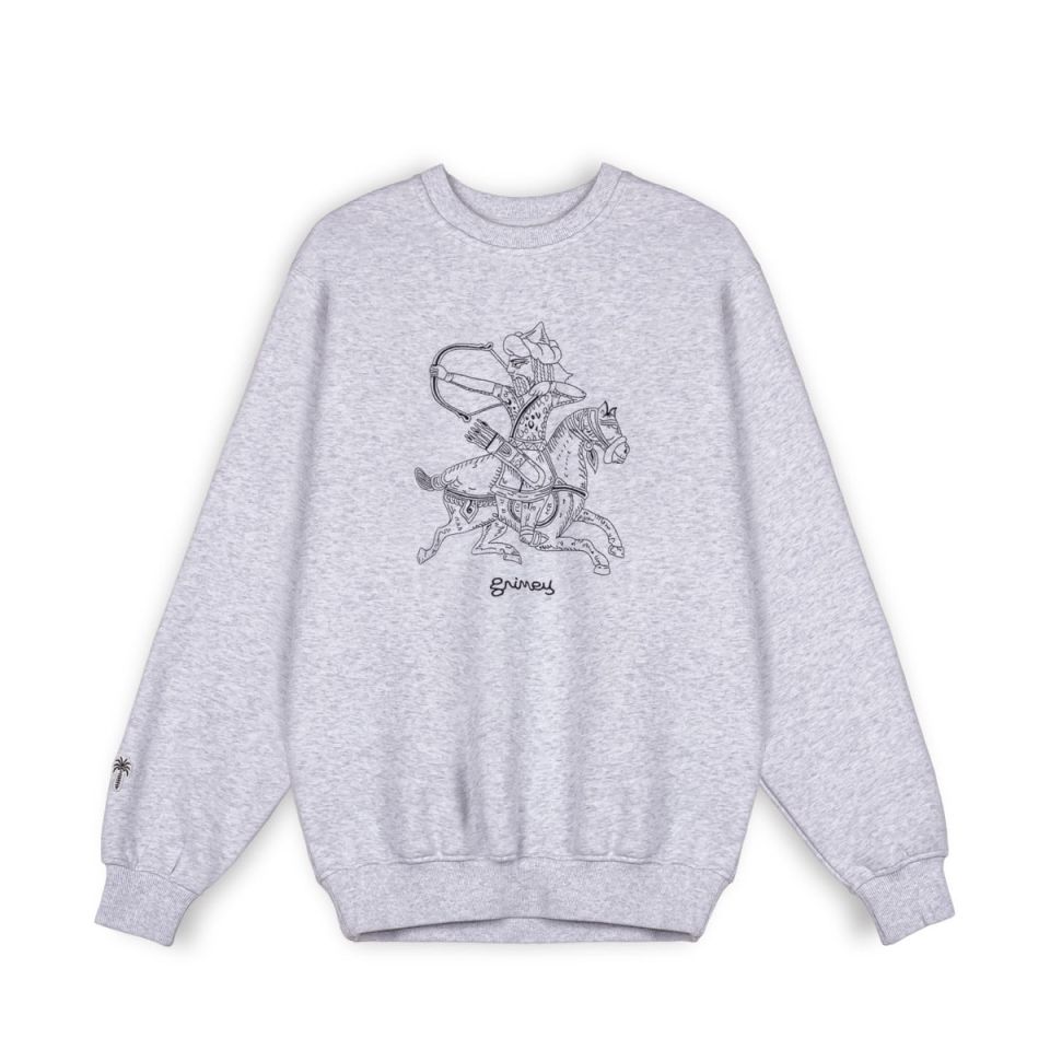 SUDADERA GRIMEY THE CLOUT NUMIDIANS - SPORT GREY | Spring 23