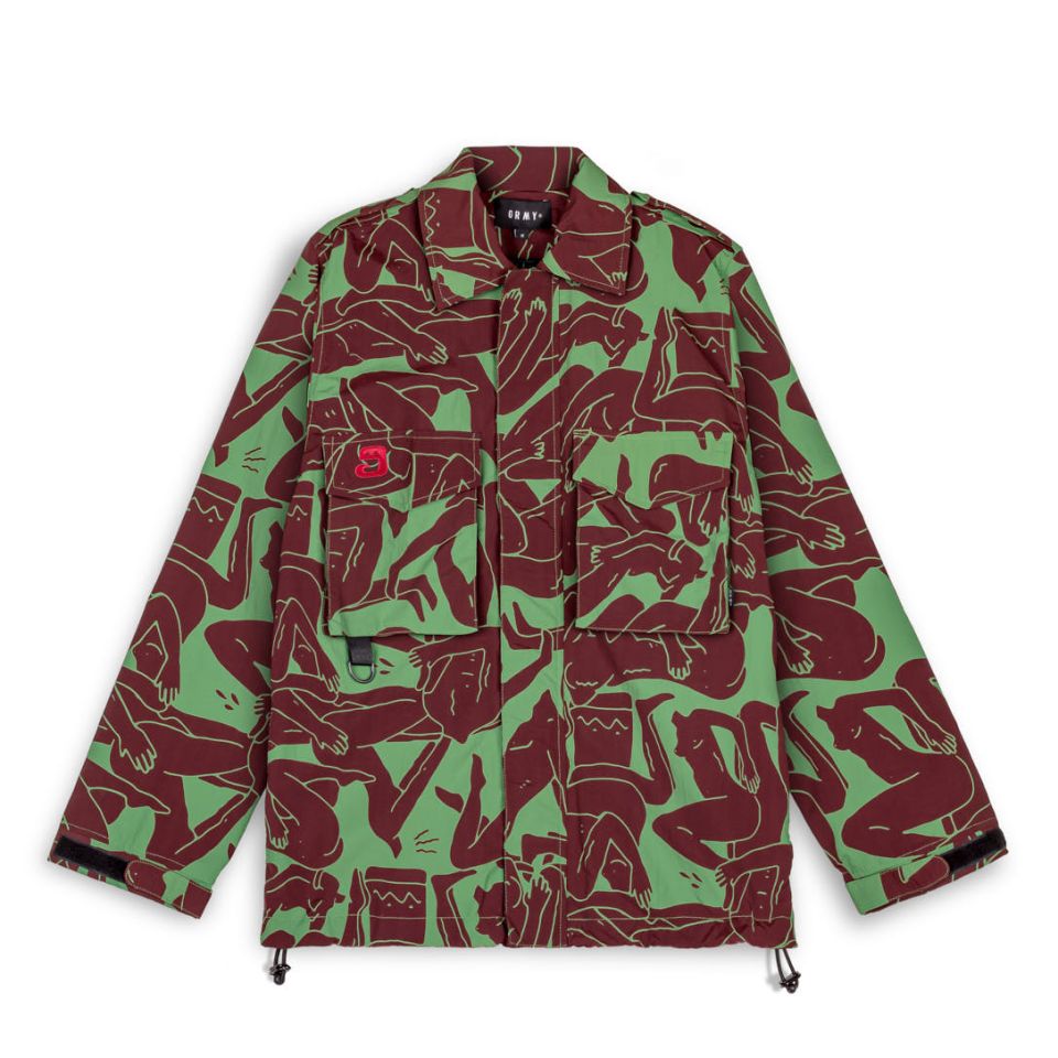 Track Jacket Grimey "LUST MANTRA" - Green| Fall 22