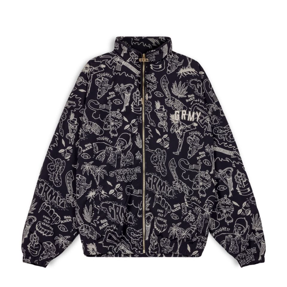 TRACK JACKET GRIMEY THE TOUGHEST BLACK | Spring 23