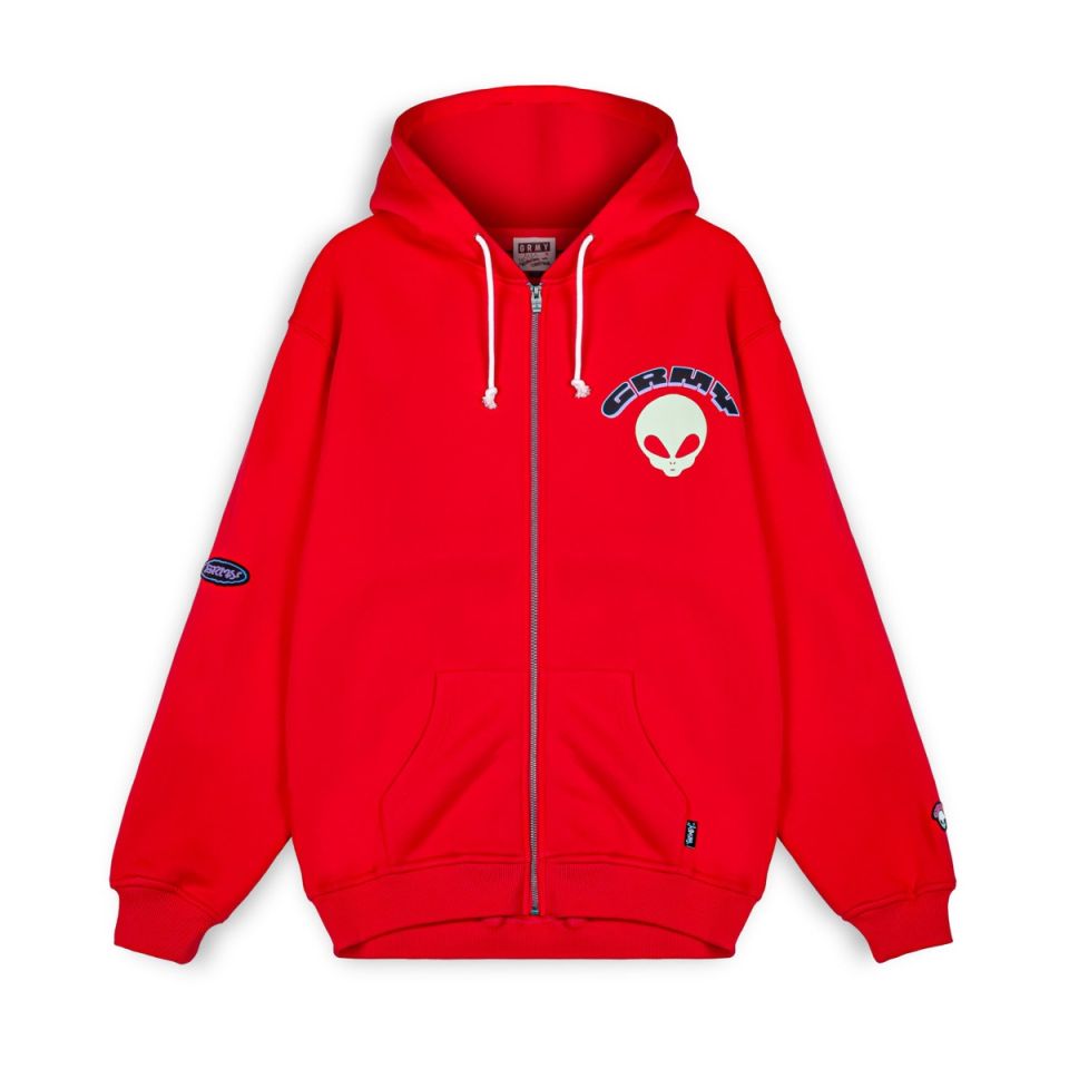 GRIMEY UFOLLOW HOODIE - RED | Spring 23