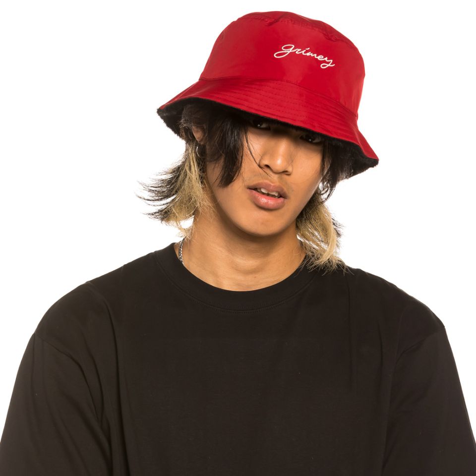 Gorro Reversible Grimey "Martinica Fact" - Red/Black | Fall 21