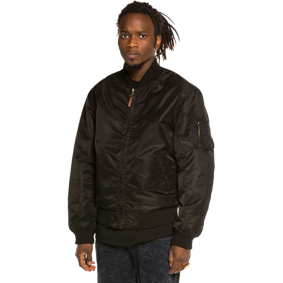 Grimey "Liveution" Reversible Bomber Jacket Black | Spring 21