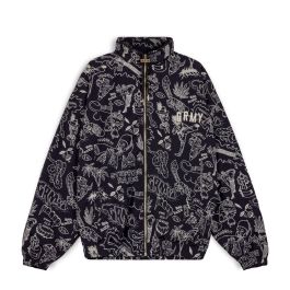 Grimey Chaqueta GRIMEY THE TOUGHEST TRACK JACKET BLACK Spring 23 NEGRO Tienda Oficial de la marca Grimey Wear
